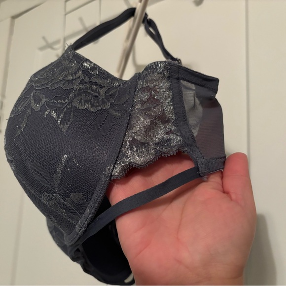Lasenza Gray and lace bra - Picture 3 of 5
